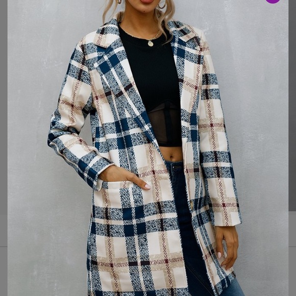 Cute Plaid Jacket - Picture 2 of 2